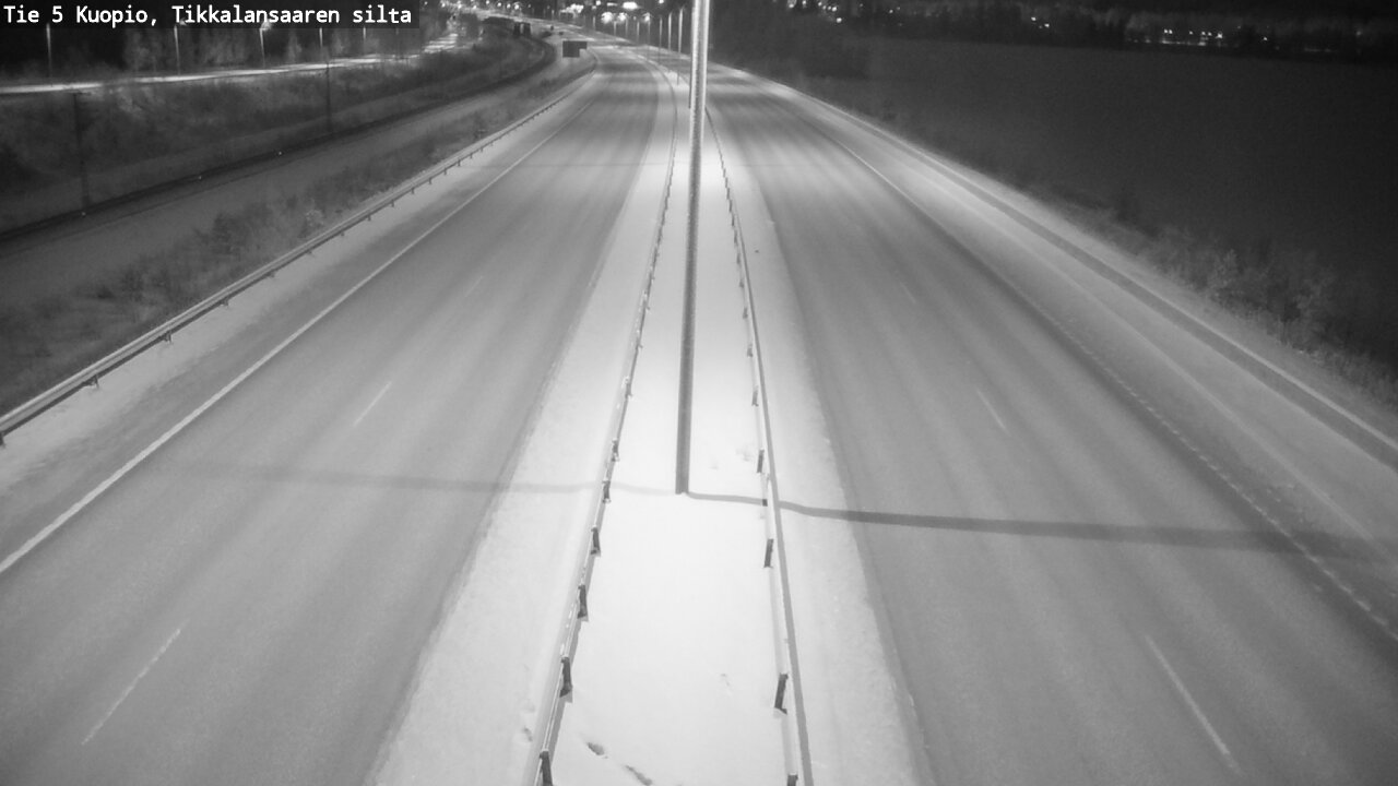 Weather Camera Image Väg 5 Kuopio, Tikkalansaari, Kuopio, Pohjois-Savo