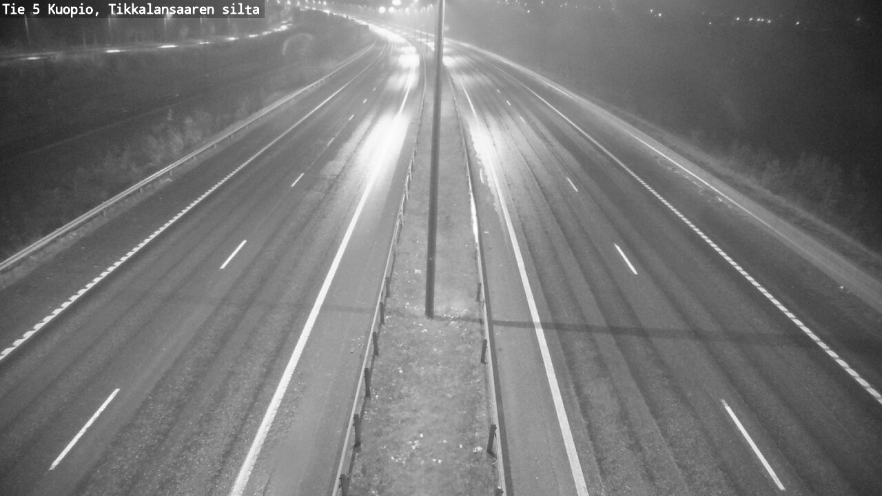 Weather Camera Image Road 5 Kuopio, Tikkalansaari, Kuopio, Pohjois-Savo