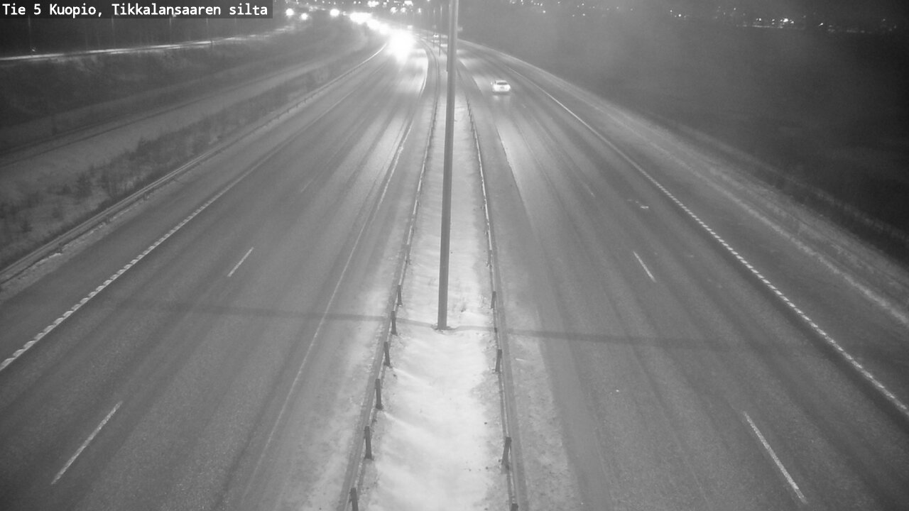 Weather Camera Image Road 5 Kuopio, Tikkalansaari, Kuopio, Pohjois-Savo