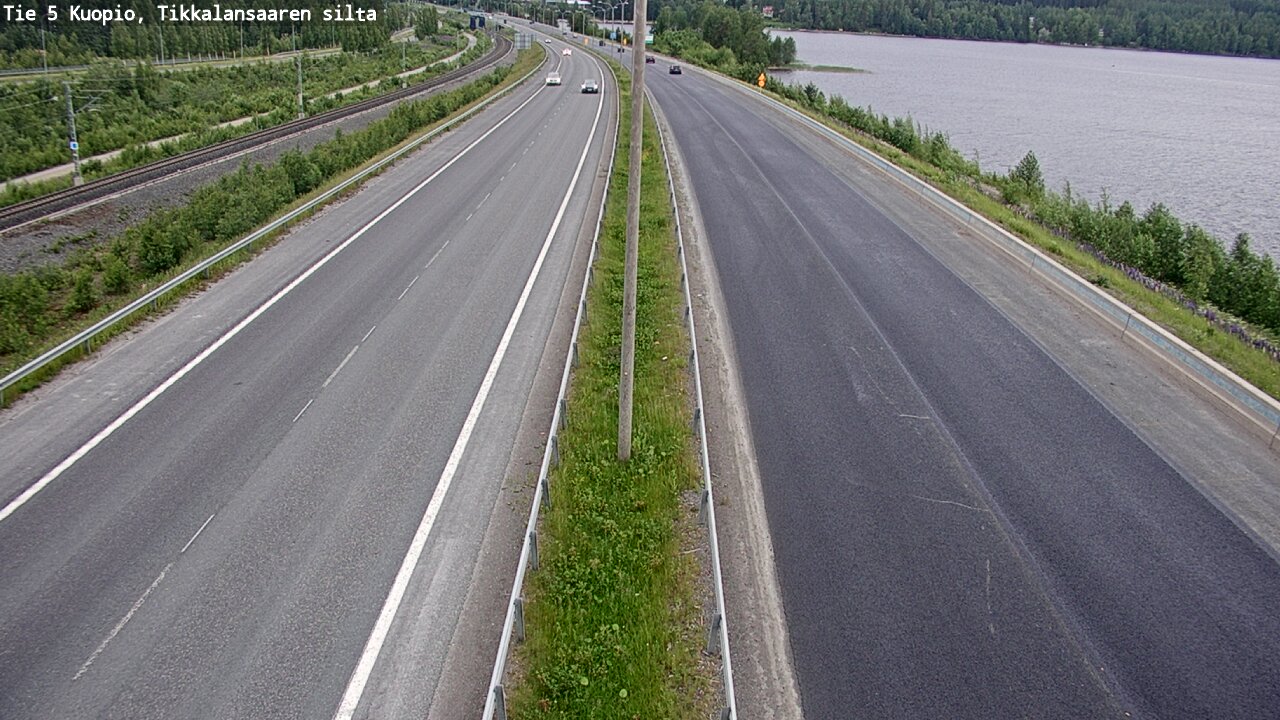 Kelikamerat Kuva Tie 5 Kuopio, Tikkalansaari, Kuopio, Pohjois-Savo