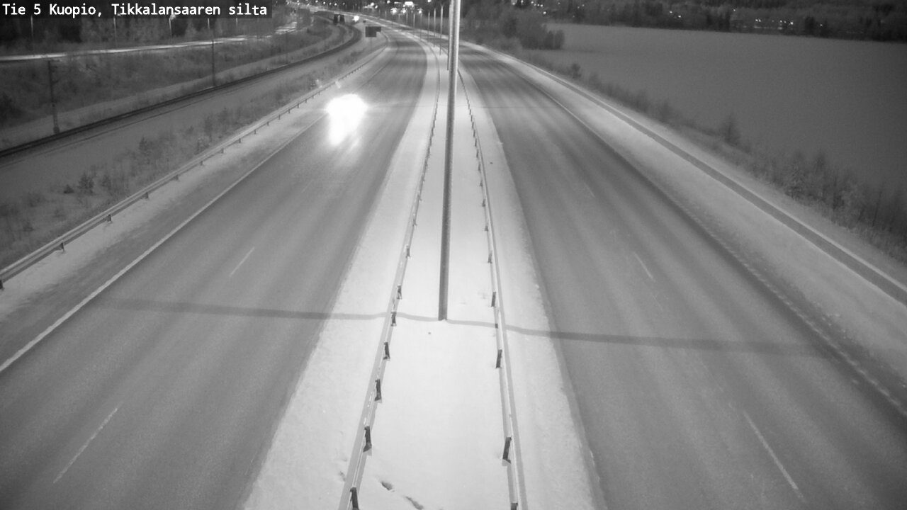 Weather Camera Image Väg 5 Kuopio, Tikkalansaari, Kuopio, Pohjois-Savo