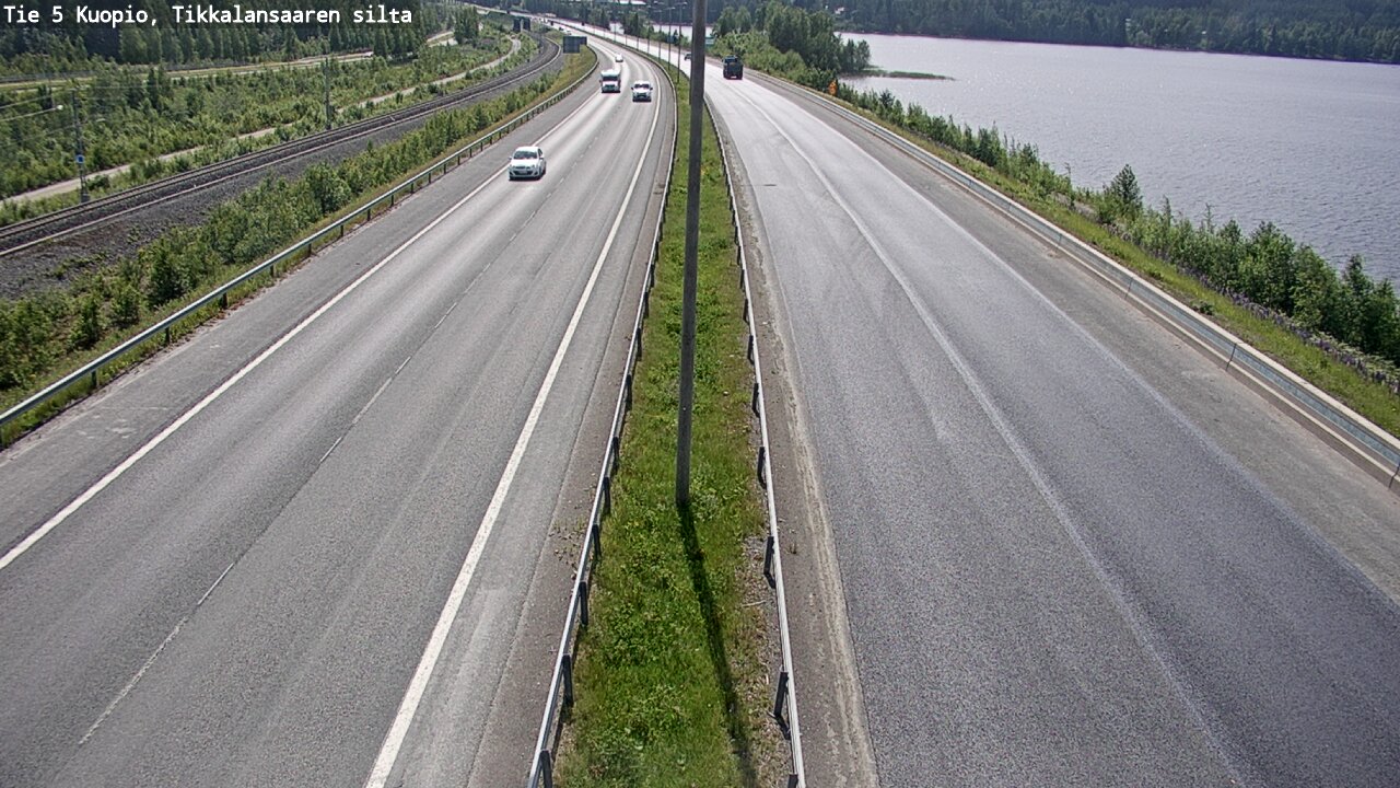 Kelikamerat Kuva Tie 5 Kuopio, Tikkalansaari, Kuopio, Pohjois-Savo
