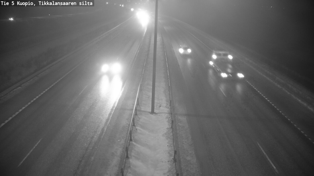 Weather Camera Image Road 5 Kuopio, Tikkalansaari, Kuopio, Pohjois-Savo