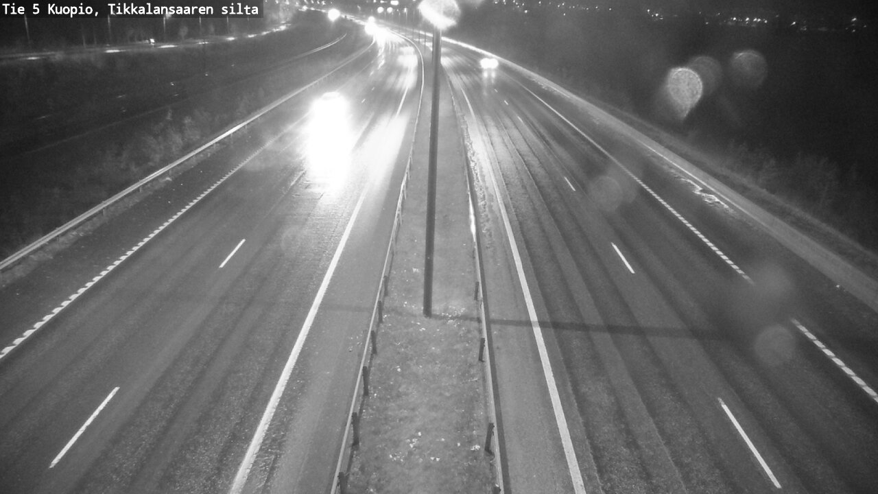 Weather Camera Image Väg 5 Kuopio, Tikkalansaari, Kuopio, Pohjois-Savo