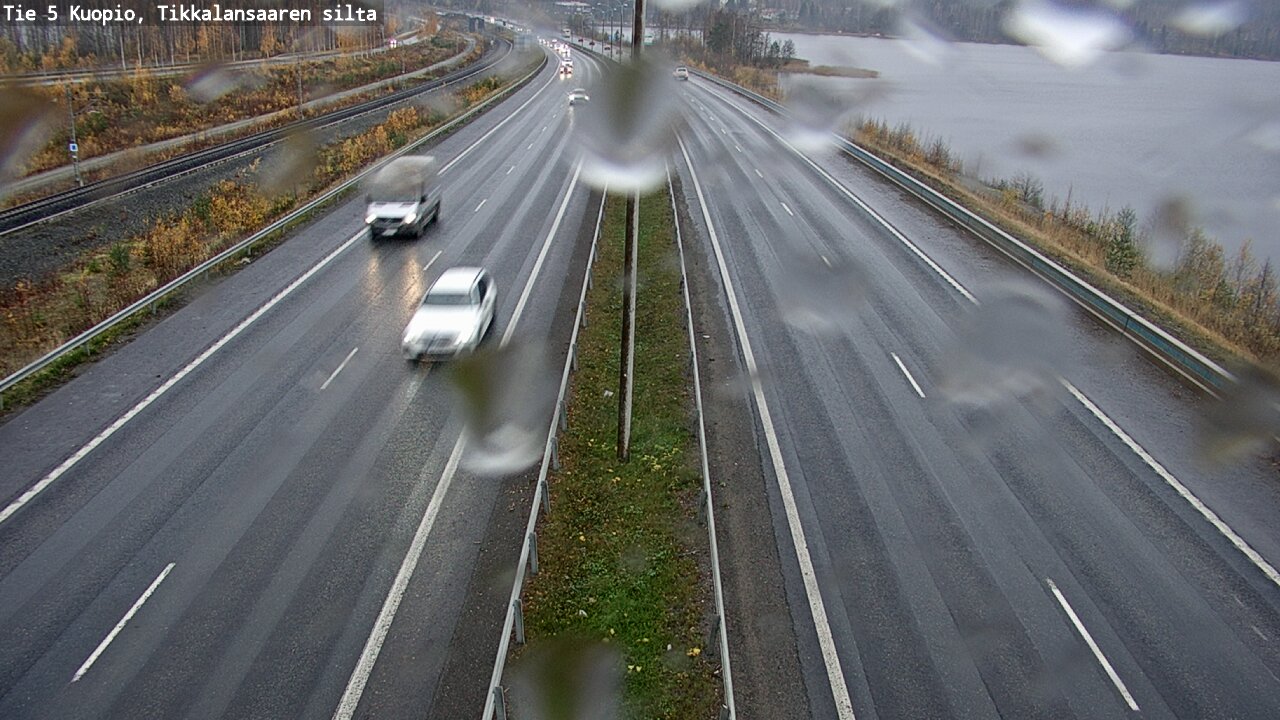 Weather Camera Image Väg 5 Kuopio, Tikkalansaari, Kuopio, Pohjois-Savo