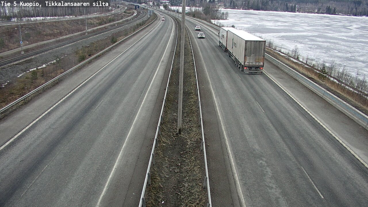 Kelikamerat Kuva Tie 5 Kuopio, Tikkalansaari, Kuopio, Pohjois-Savo