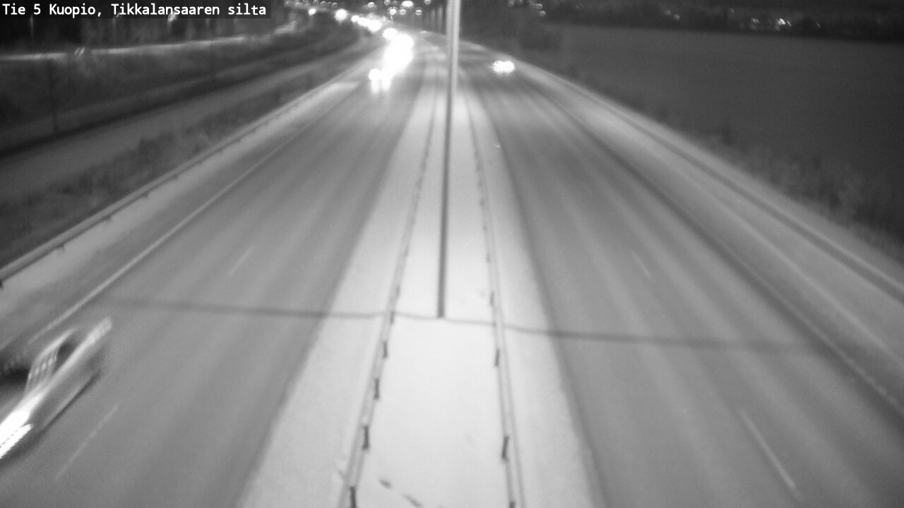 Weather Camera Image Väg 5 Kuopio, Tikkalansaari, Kuopio, Pohjois-Savo