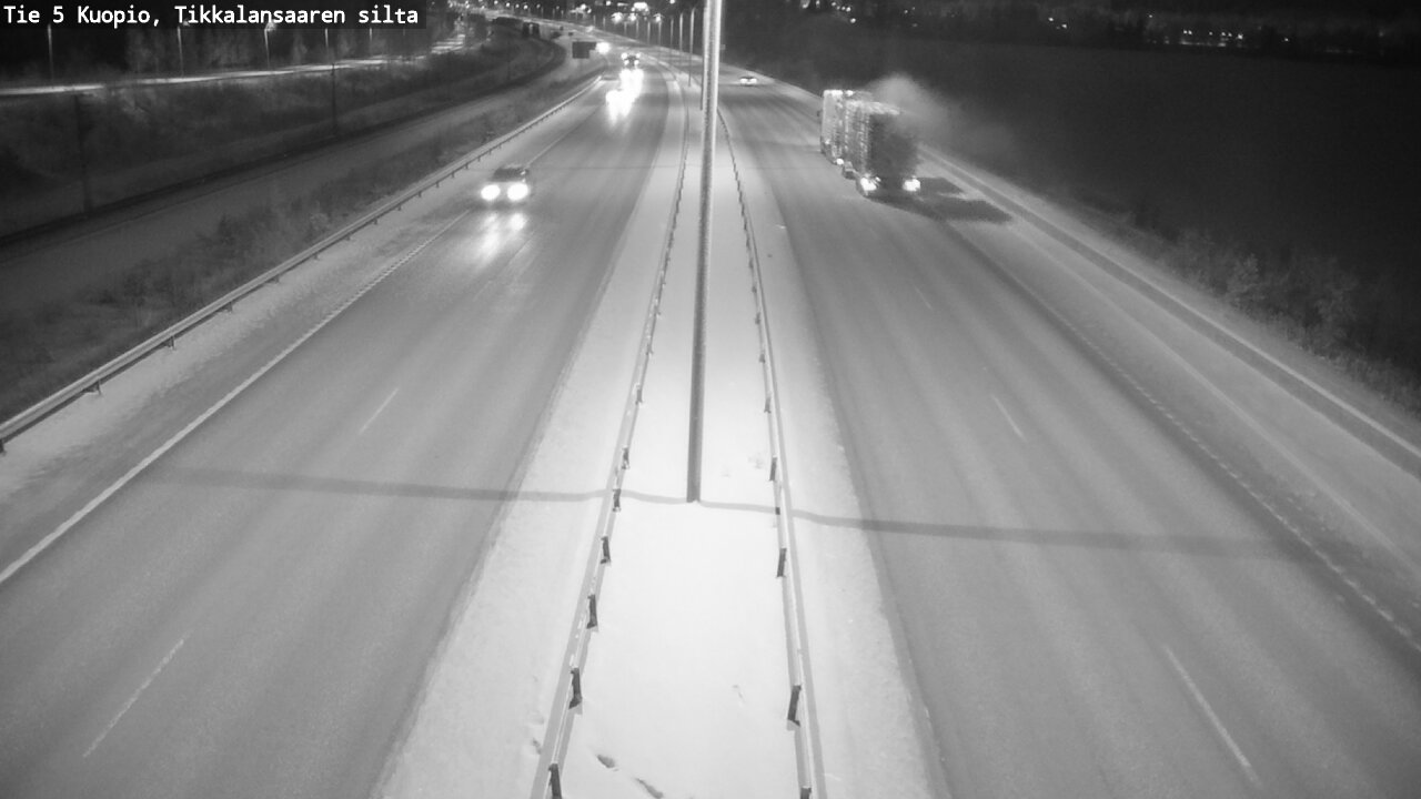 Weather Camera Image Väg 5 Kuopio, Tikkalansaari, Kuopio, Pohjois-Savo