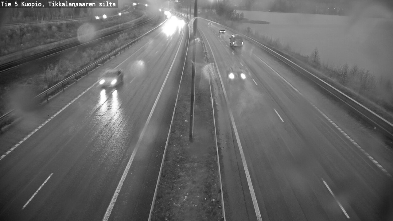 Weather Camera Image Väg 5 Kuopio, Tikkalansaari, Kuopio, Pohjois-Savo