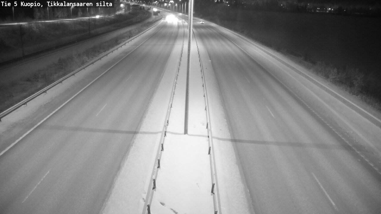 Weather Camera Image Väg 5 Kuopio, Tikkalansaari, Kuopio, Pohjois-Savo