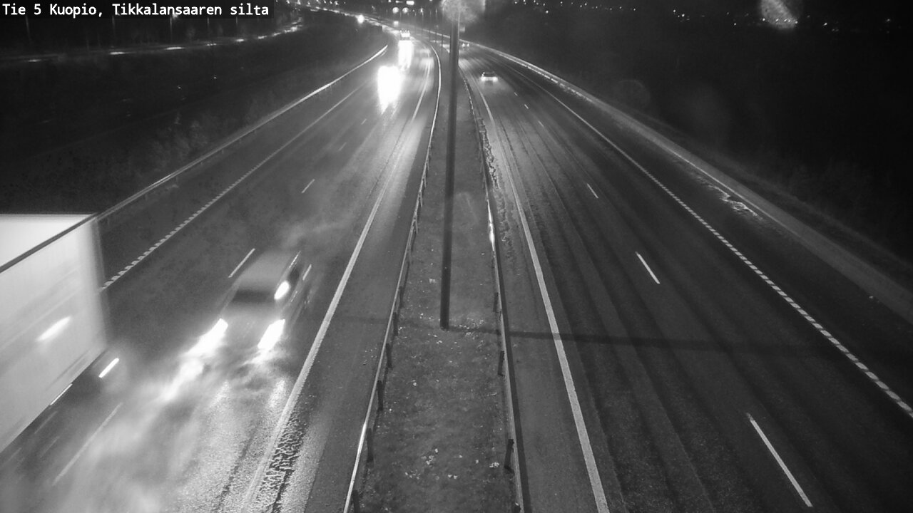 Weather Camera Image Road 5 Kuopio, Tikkalansaari, Kuopio, Pohjois-Savo
