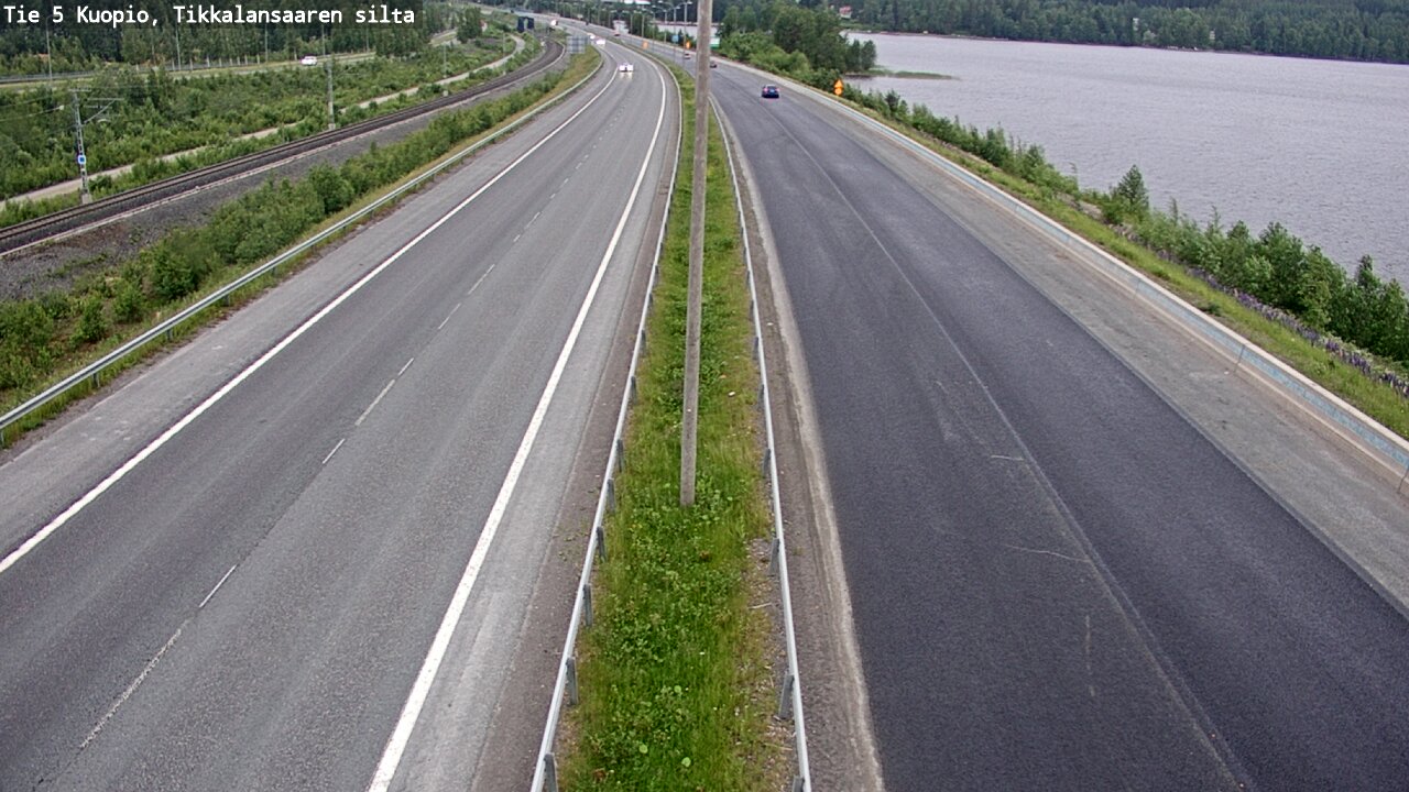 Kelikamerat Kuva Tie 5 Kuopio, Tikkalansaari, Kuopio, Pohjois-Savo