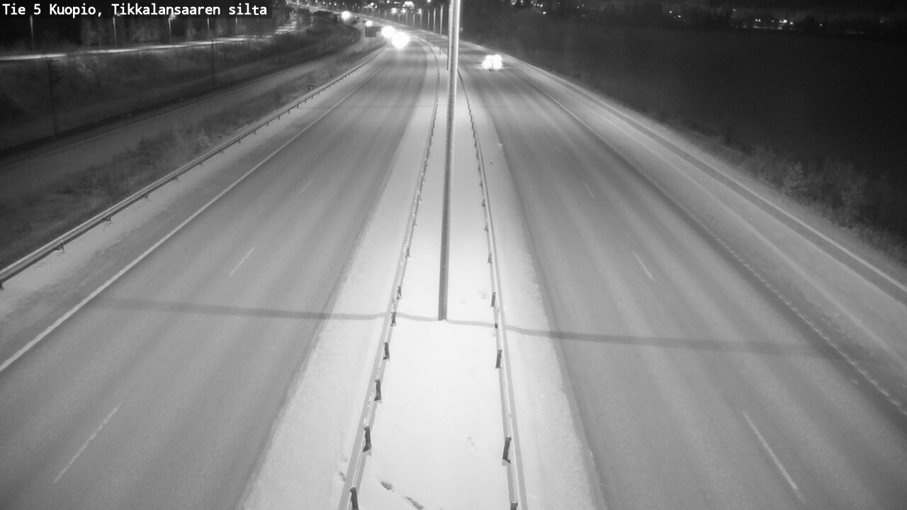 Weather Camera Image Väg 5 Kuopio, Tikkalansaari, Kuopio, Pohjois-Savo