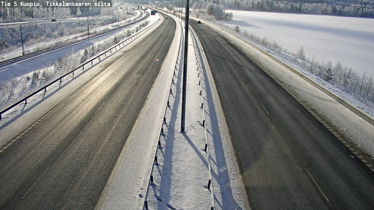 Weather Camera Image Väg 5 Kuopio, Tikkalansaari, Kuopio, Pohjois-Savo