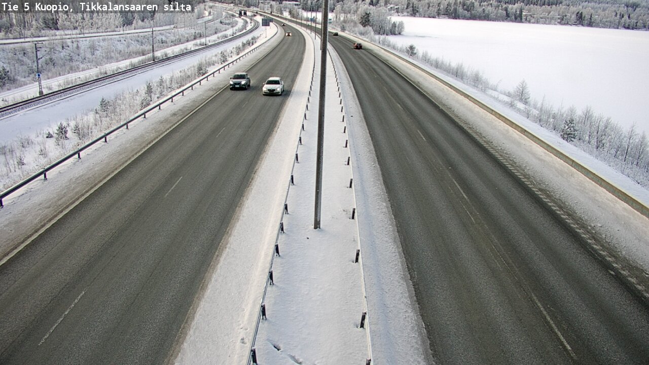Weather Camera Image Väg 5 Kuopio, Tikkalansaari, Kuopio, Pohjois-Savo