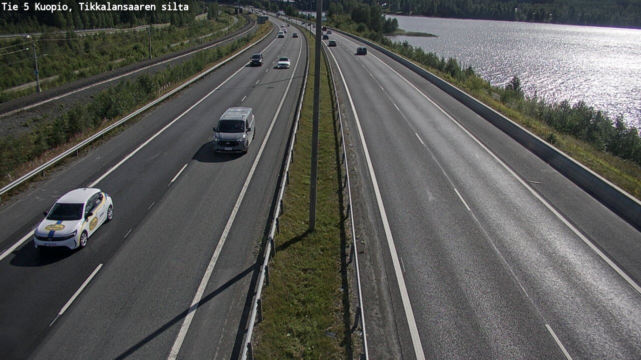 Kelikamerat Kuva Tie 5 Kuopio, Tikkalansaari, Kuopio, Pohjois-Savo