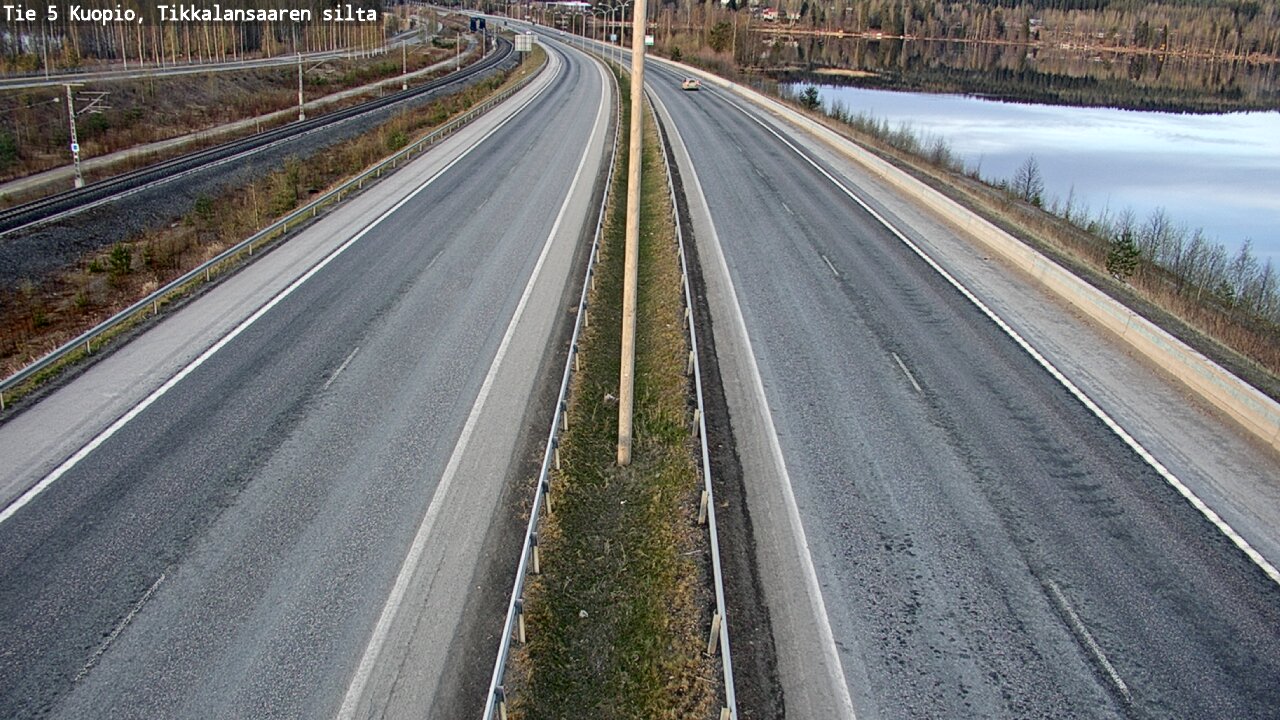 Weather Camera Image Väg 5 Kuopio, Tikkalansaari, Kuopio, Pohjois-Savo