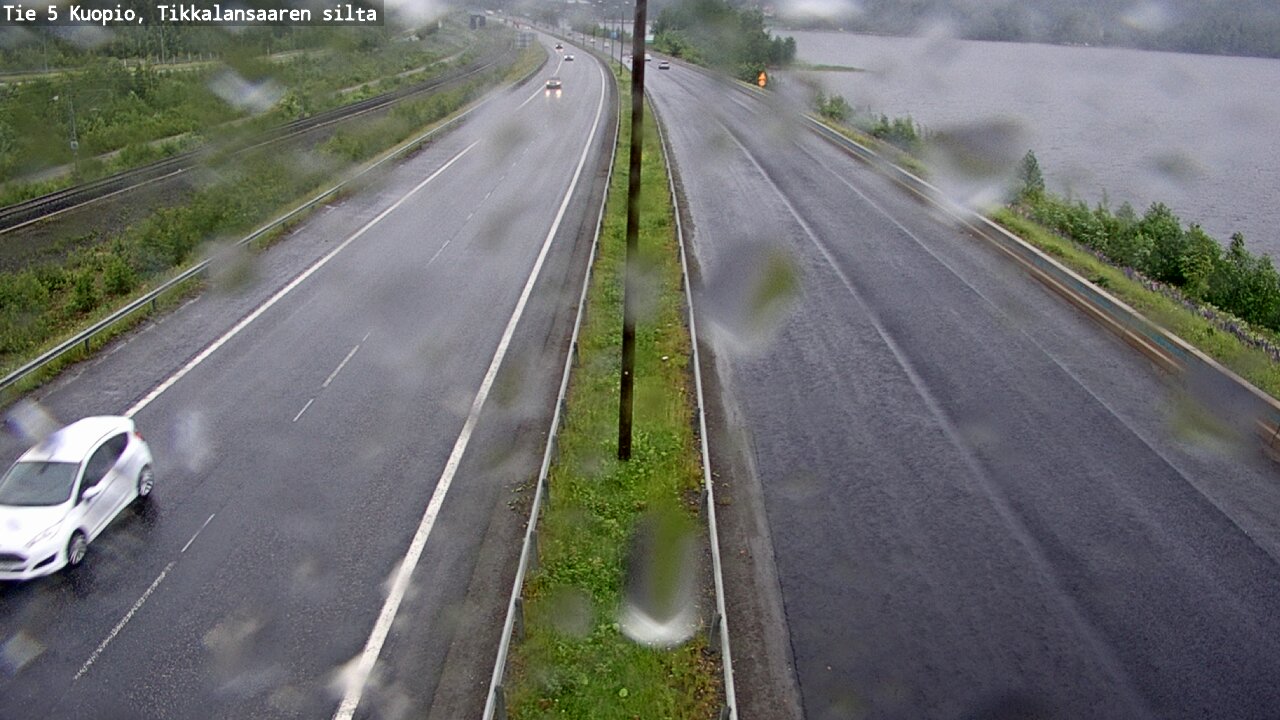 Weather Camera Image Väg 5 Kuopio, Tikkalansaari, Kuopio, Pohjois-Savo