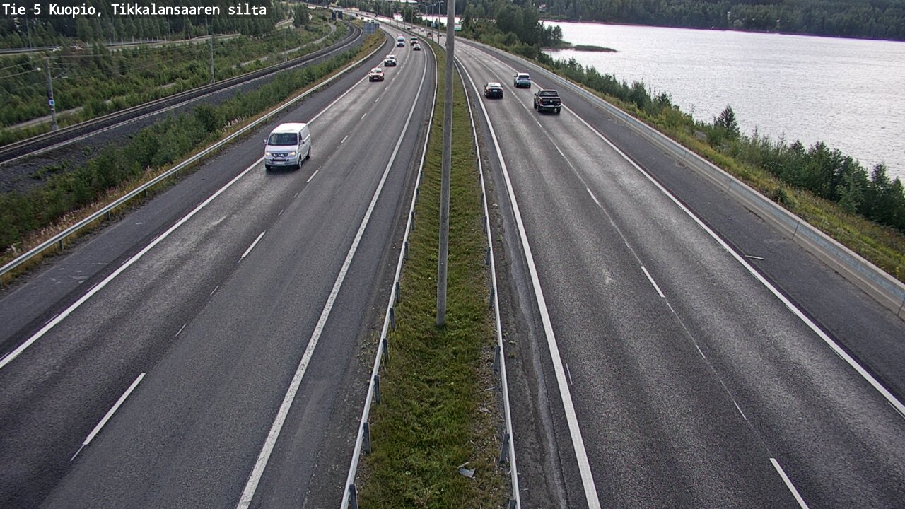 Kelikamerat Kuva Tie 5 Kuopio, Tikkalansaari, Kuopio, Pohjois-Savo