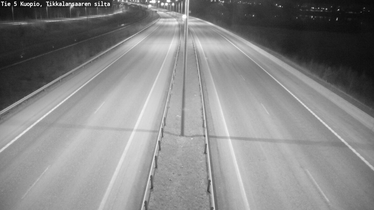 Weather Camera Image Road 5 Kuopio, Tikkalansaari, Kuopio, Pohjois-Savo
