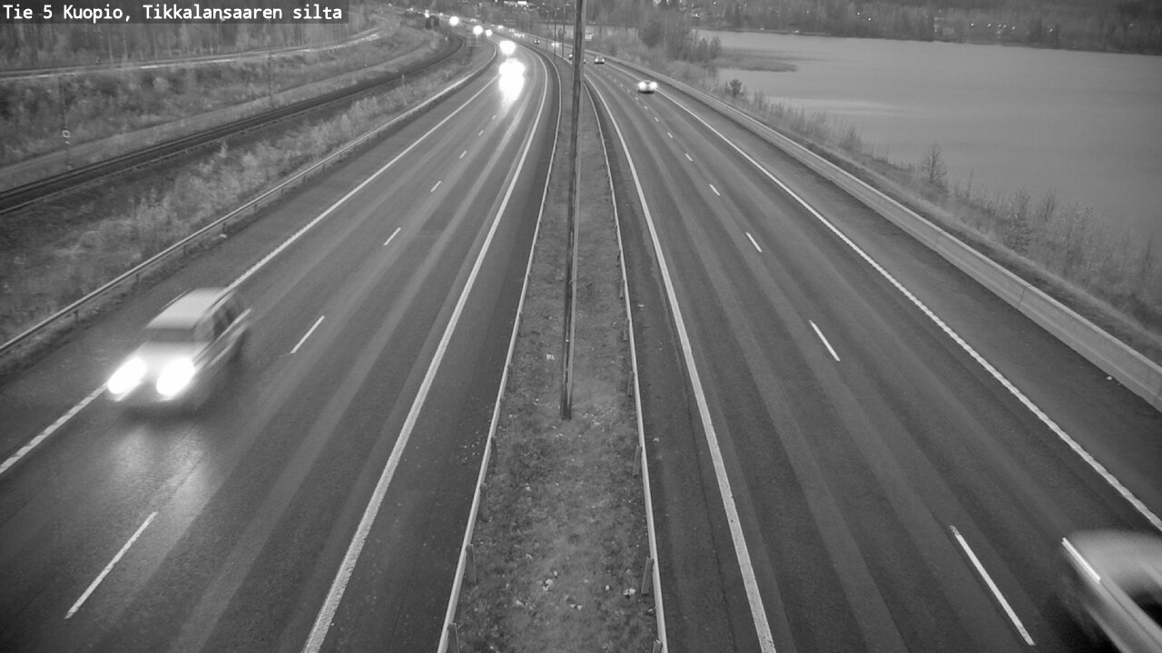 Weather Camera Image Väg 5 Kuopio, Tikkalansaari, Kuopio, Pohjois-Savo