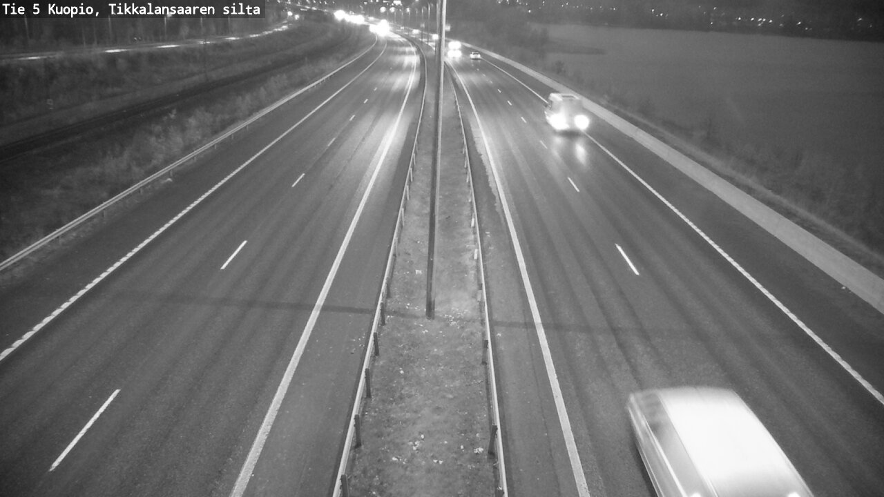 Weather Camera Image Väg 5 Kuopio, Tikkalansaari, Kuopio, Pohjois-Savo