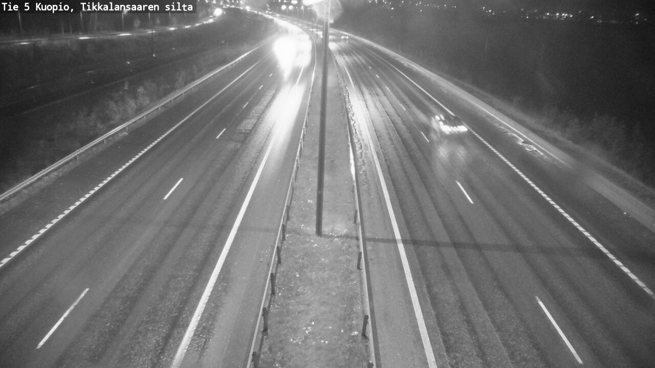 Weather Camera Image Väg 5 Kuopio, Tikkalansaari, Kuopio, Pohjois-Savo