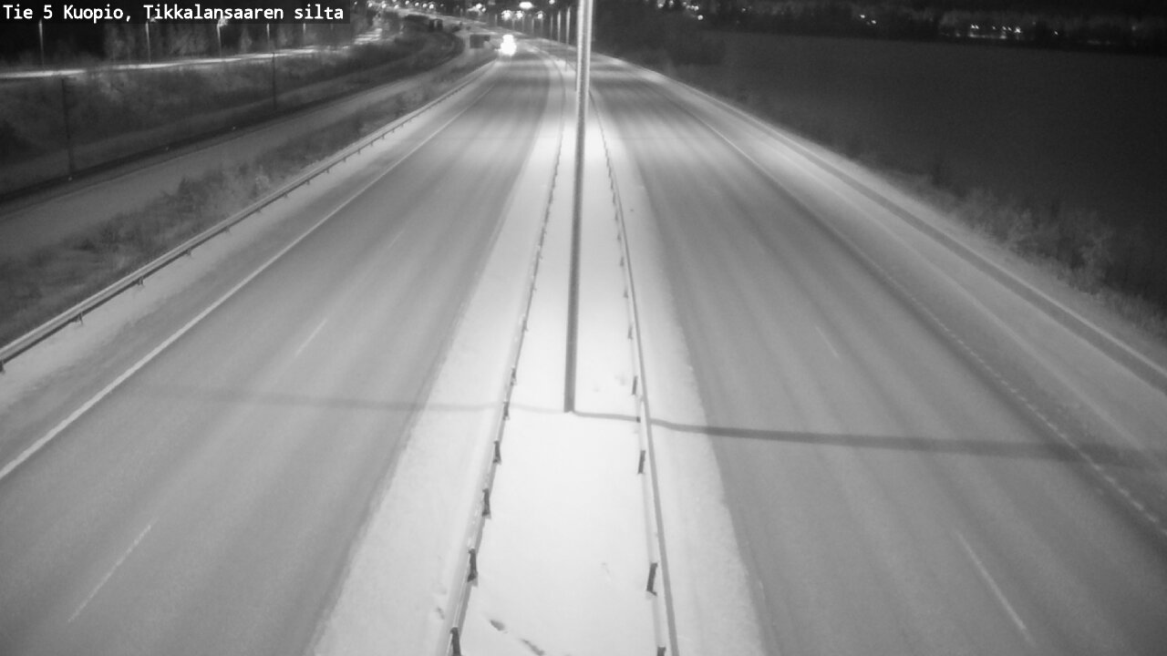 Weather Camera Image Väg 5 Kuopio, Tikkalansaari, Kuopio, Pohjois-Savo