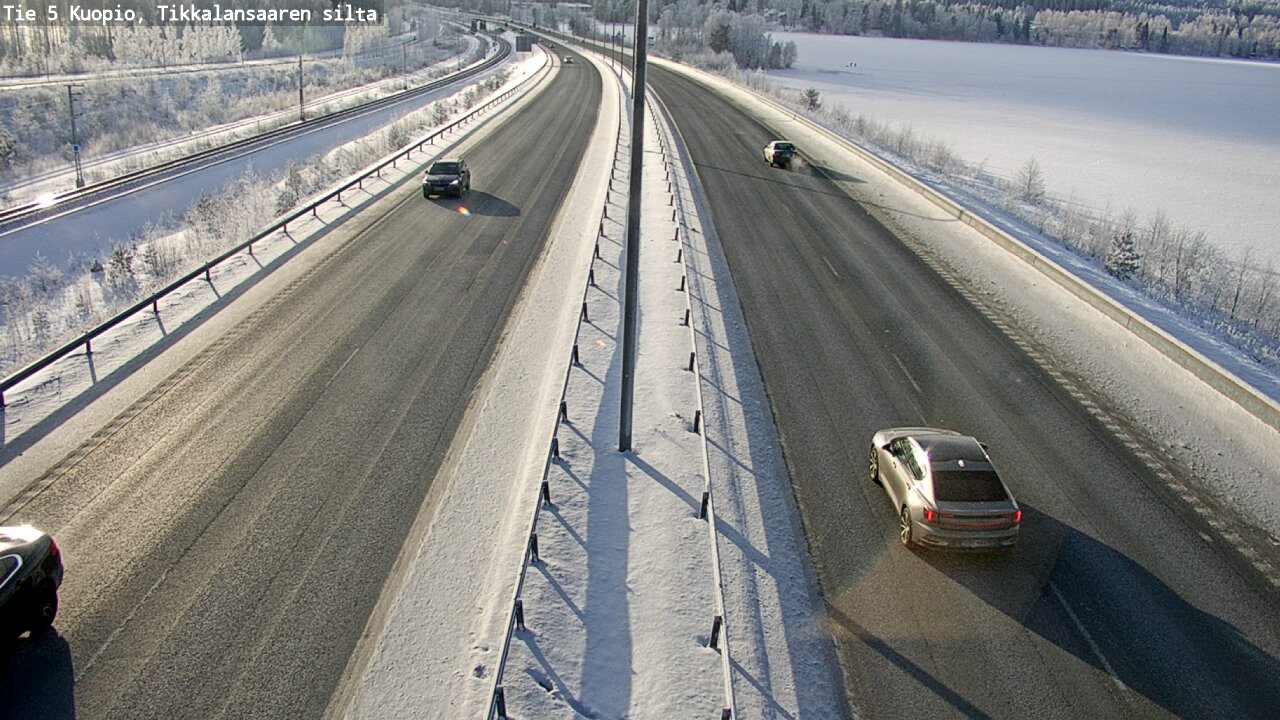 Weather Camera Image Väg 5 Kuopio, Tikkalansaari, Kuopio, Pohjois-Savo