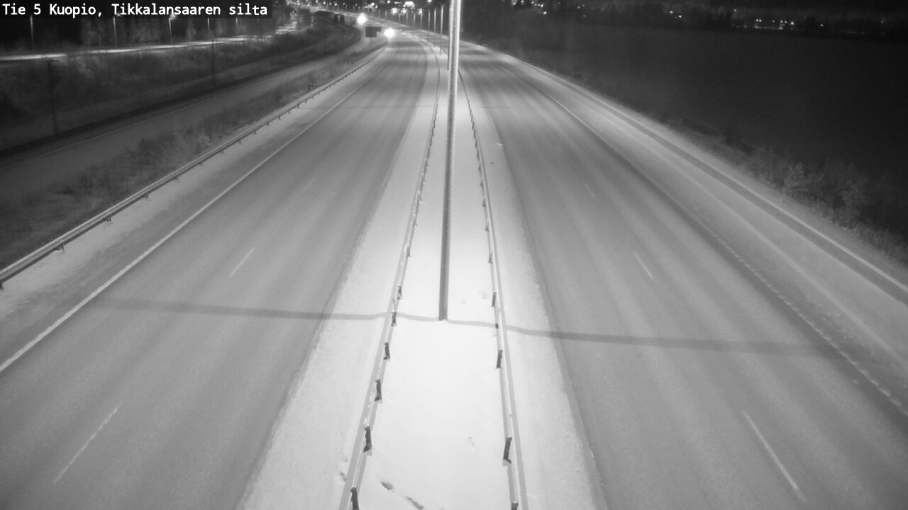 Weather Camera Image Väg 5 Kuopio, Tikkalansaari, Kuopio, Pohjois-Savo