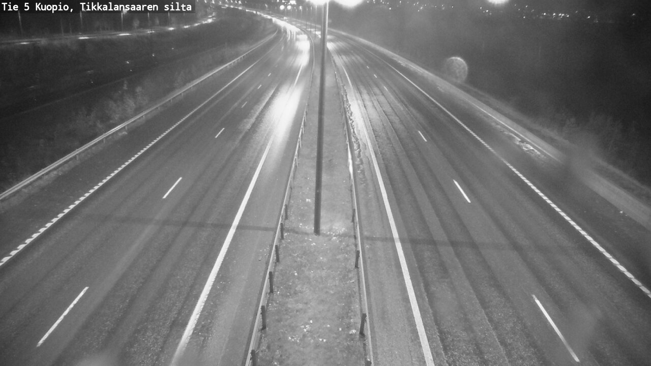 Weather Camera Image Väg 5 Kuopio, Tikkalansaari, Kuopio, Pohjois-Savo