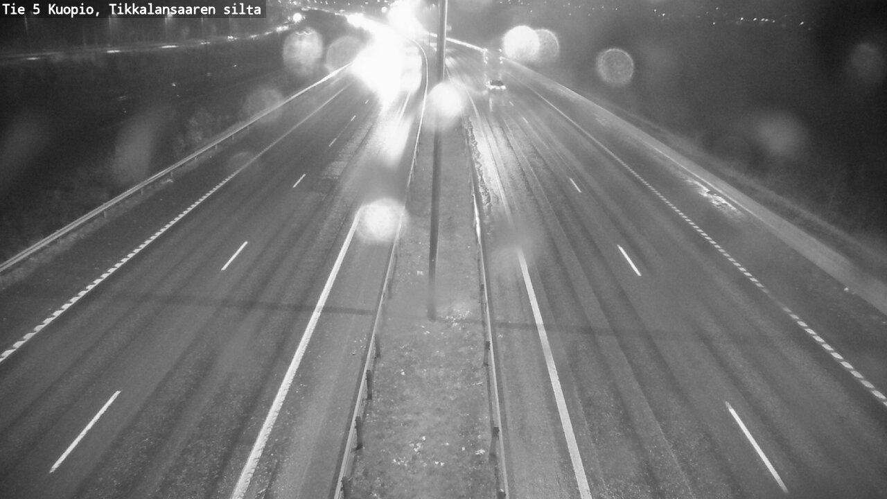Weather Camera Image Väg 5 Kuopio, Tikkalansaari, Kuopio, Pohjois-Savo