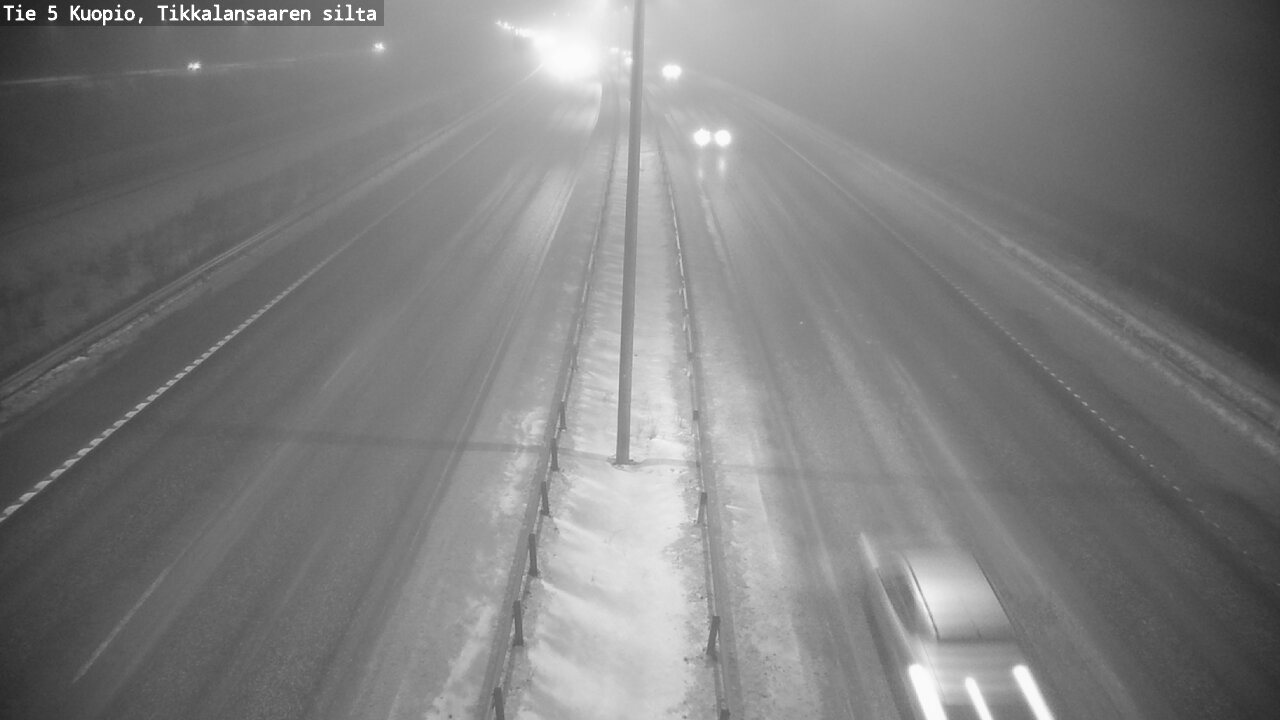 Weather Camera Image Road 5 Kuopio, Tikkalansaari, Kuopio, Pohjois-Savo