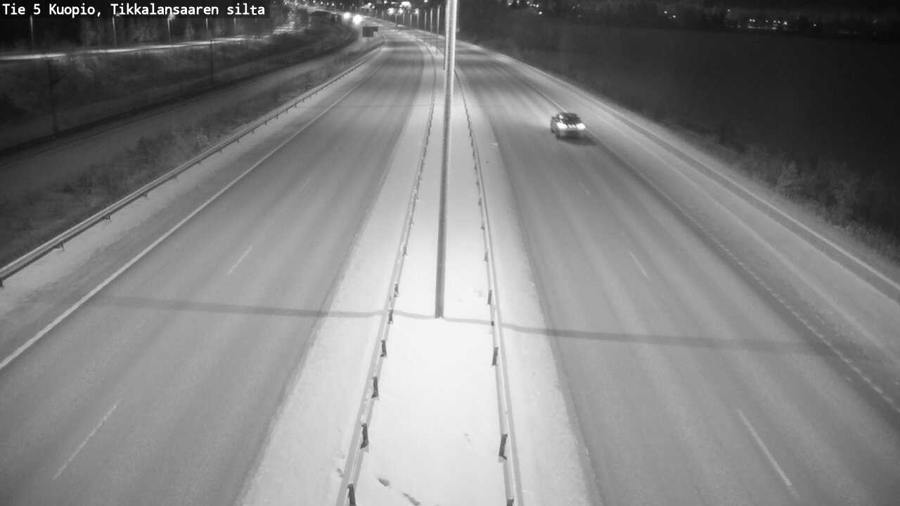 Weather Camera Image Väg 5 Kuopio, Tikkalansaari, Kuopio, Pohjois-Savo