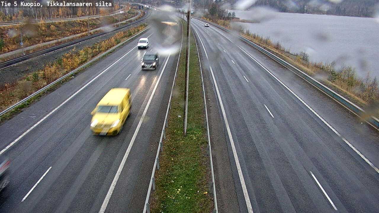Weather Camera Image Väg 5 Kuopio, Tikkalansaari, Kuopio, Pohjois-Savo