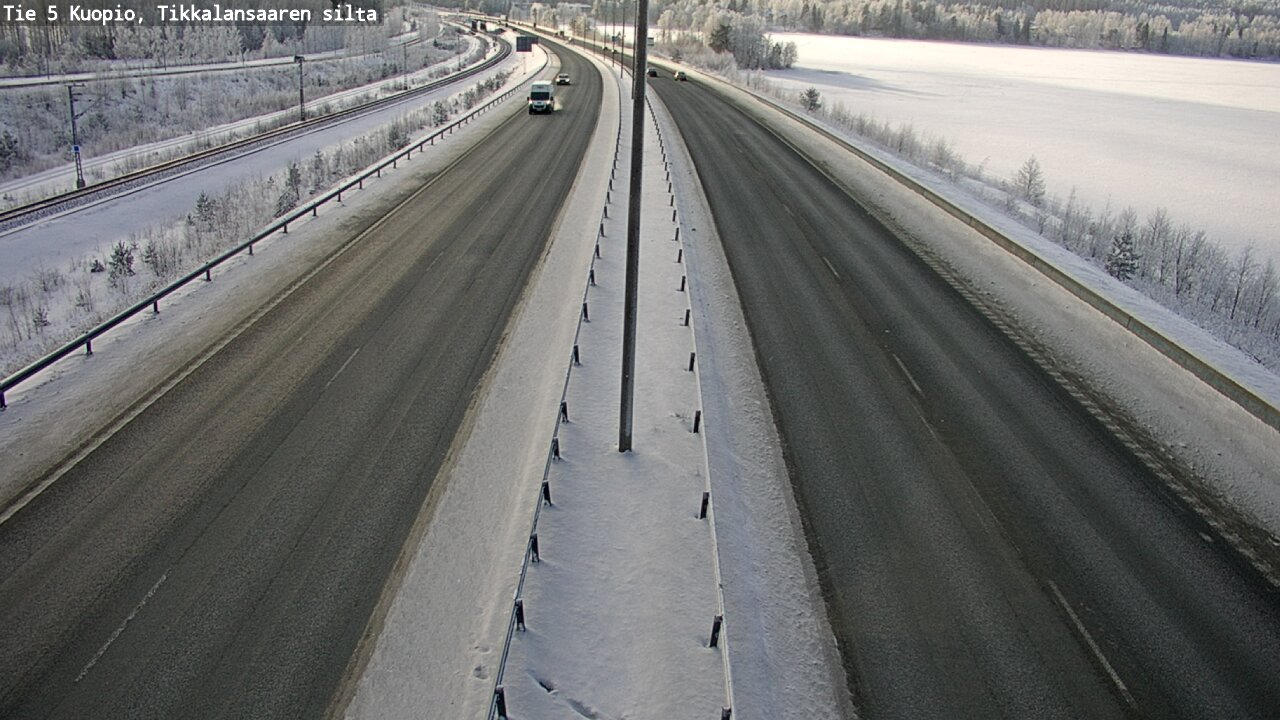 Weather Camera Image Väg 5 Kuopio, Tikkalansaari, Kuopio, Pohjois-Savo