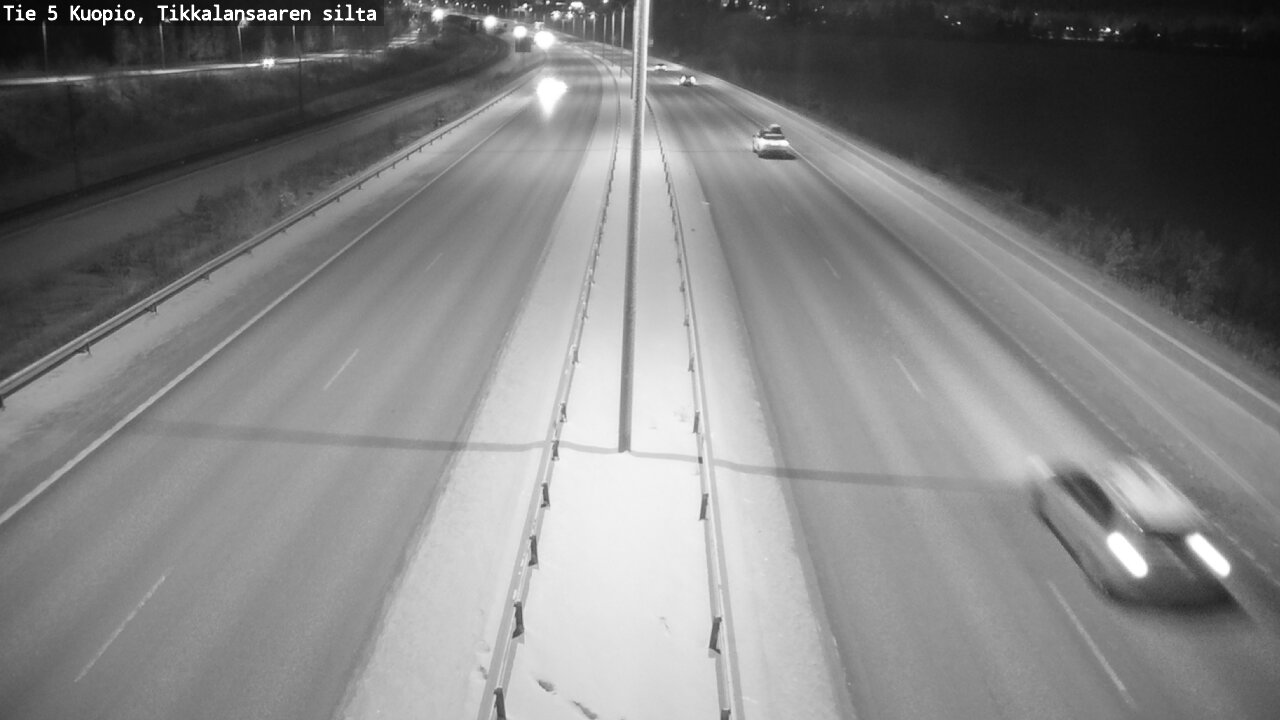 Weather Camera Image Väg 5 Kuopio, Tikkalansaari, Kuopio, Pohjois-Savo