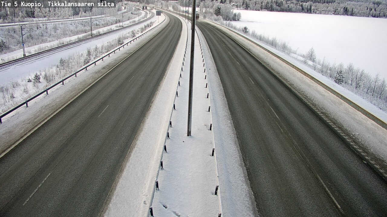 Weather Camera Image Väg 5 Kuopio, Tikkalansaari, Kuopio, Pohjois-Savo