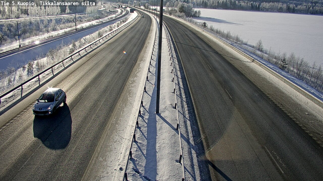 Kelikamerat Kuva Tie 5 Kuopio, Tikkalansaari, Kuopio, Pohjois-Savo