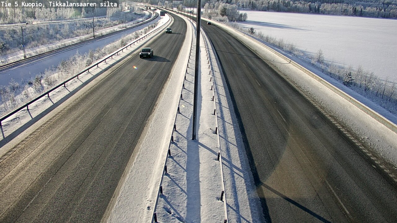 Weather Camera Image Väg 5 Kuopio, Tikkalansaari, Kuopio, Pohjois-Savo