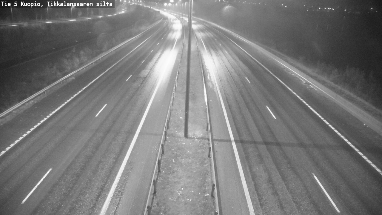 Weather Camera Image Road 5 Kuopio, Tikkalansaari, Kuopio, Pohjois-Savo