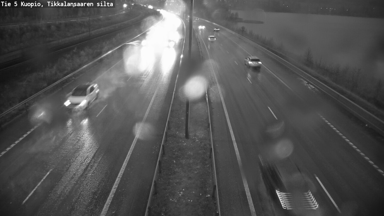 Weather Camera Image Väg 5 Kuopio, Tikkalansaari, Kuopio, Pohjois-Savo