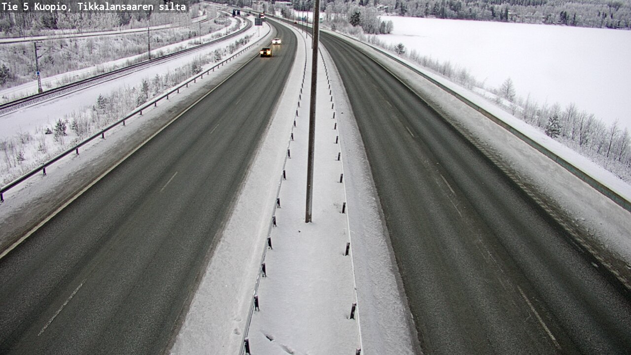 Weather Camera Image Väg 5 Kuopio, Tikkalansaari, Kuopio, Pohjois-Savo