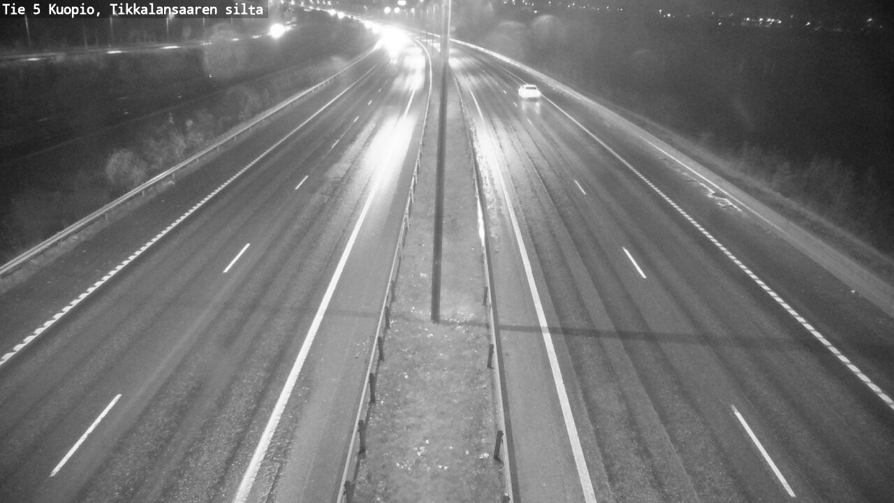 Weather Camera Image Road 5 Kuopio, Tikkalansaari, Kuopio, Pohjois-Savo
