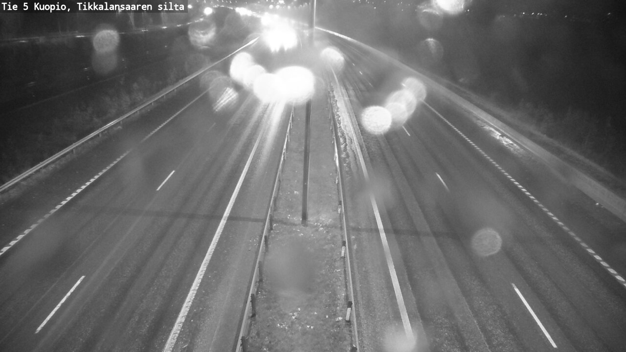 Weather Camera Image Väg 5 Kuopio, Tikkalansaari, Kuopio, Pohjois-Savo