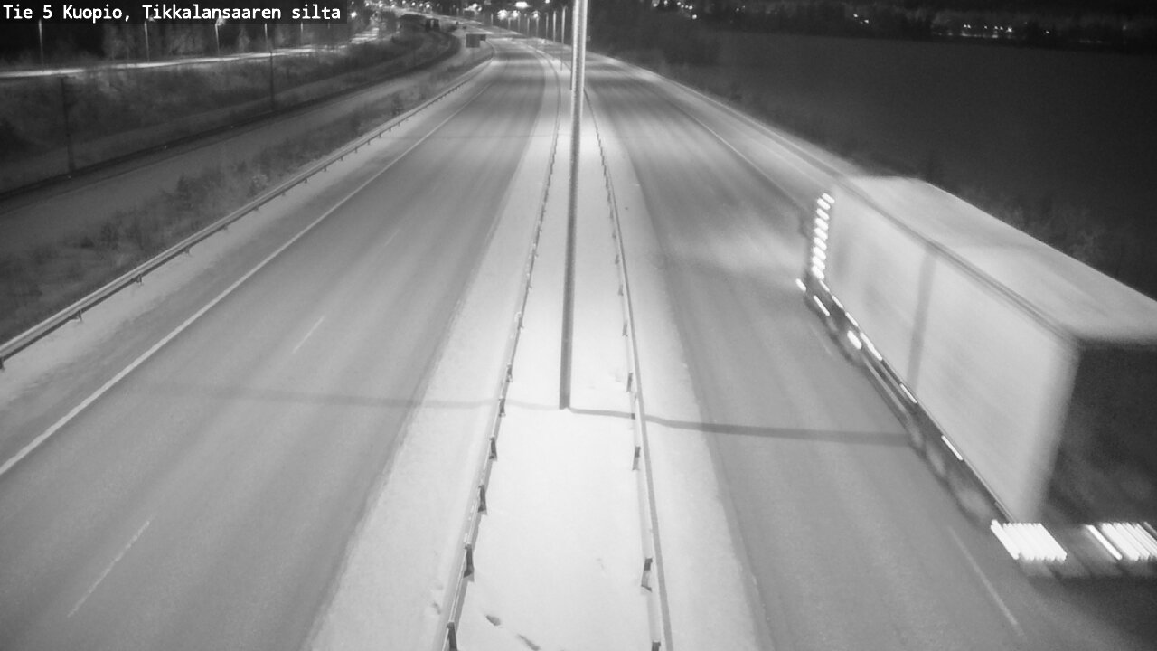 Weather Camera Image Väg 5 Kuopio, Tikkalansaari, Kuopio, Pohjois-Savo