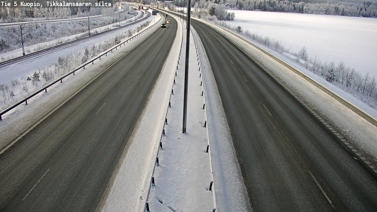 Weather Camera Image Väg 5 Kuopio, Tikkalansaari, Kuopio, Pohjois-Savo