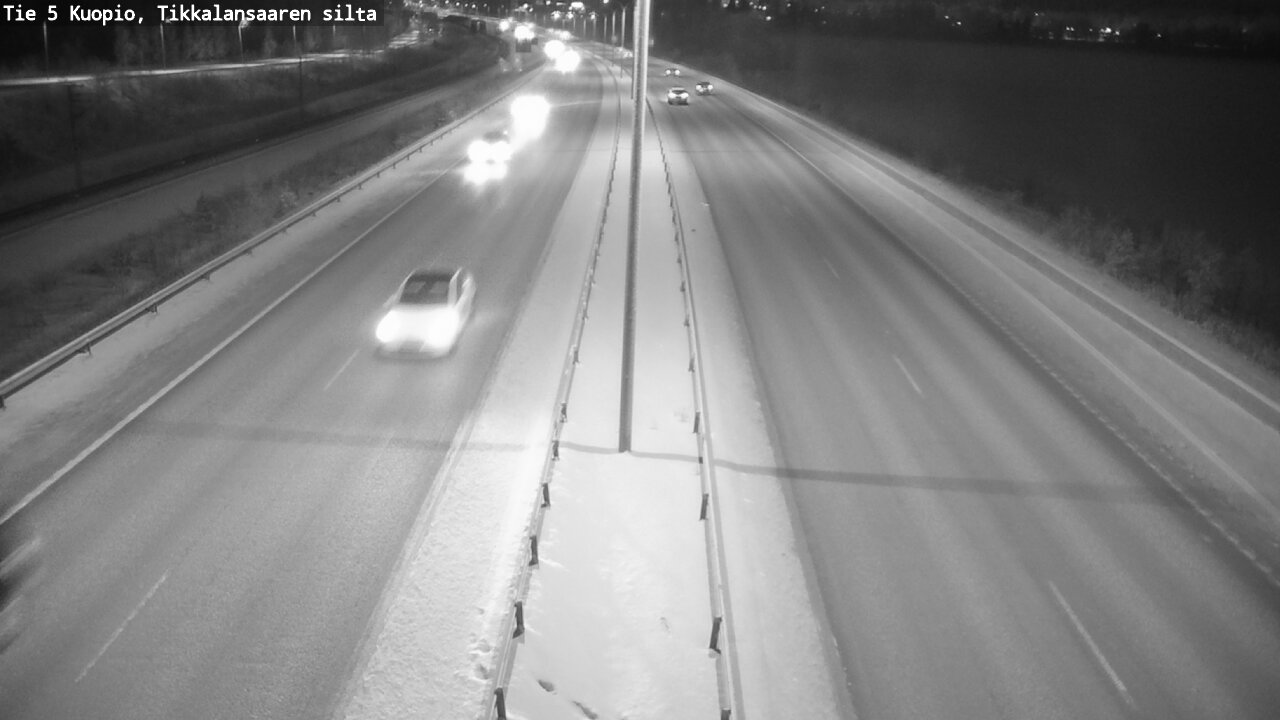 Weather Camera Image Väg 5 Kuopio, Tikkalansaari, Kuopio, Pohjois-Savo