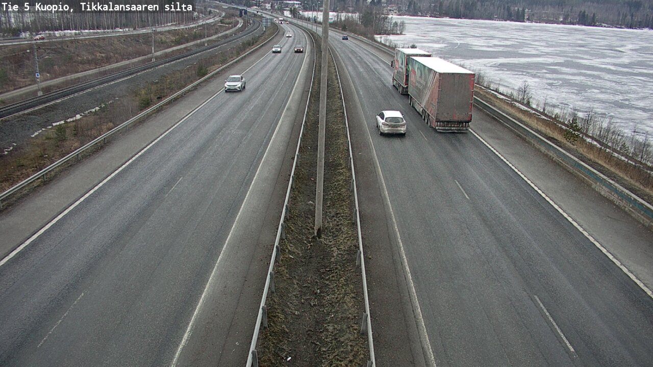 Kelikamerat Kuva Tie 5 Kuopio, Tikkalansaari, Kuopio, Pohjois-Savo