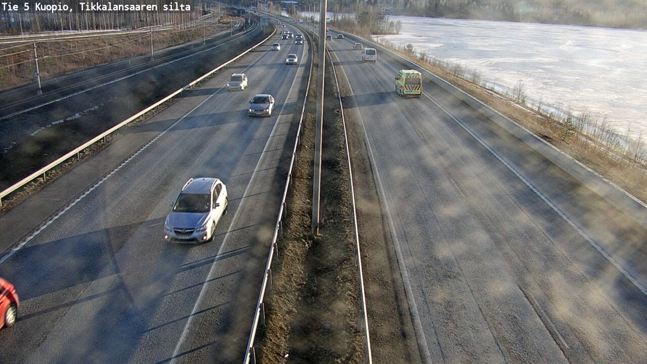 Kelikamerat Kuva Tie 5 Kuopio, Tikkalansaari, Kuopio, Pohjois-Savo